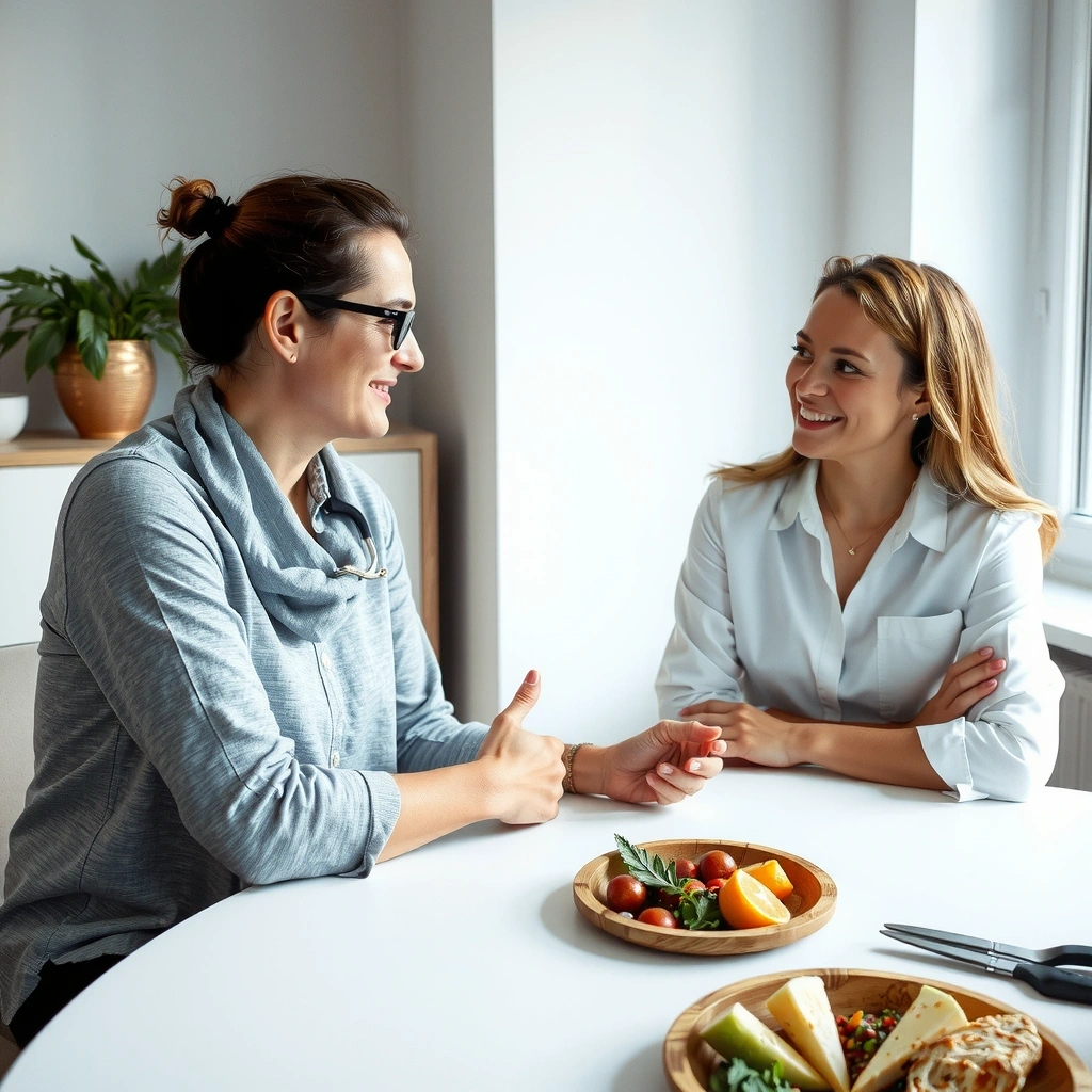 Ernährungsberatung im Gespräch